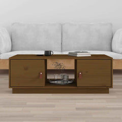 Coffee Table 100x50x35 cm Solid Wood Pine Honey brown