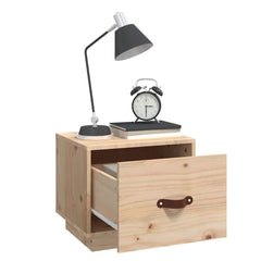 vidaXL Bedside Cabinet | Pine | Solid pinewood | Small | Bedside Cabinet 4