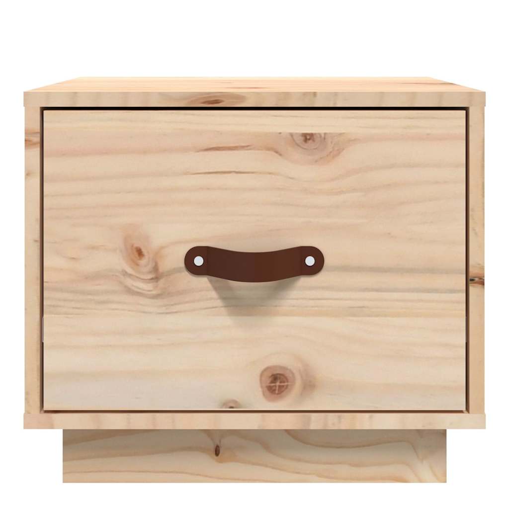 vidaXL Bedside Cabinet | Pine | Solid pinewood | Small | Bedside Cabinet 5