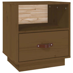vidaXL Bedside Cabinet | Honey Brown 2