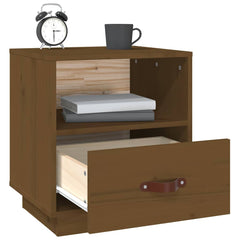 vidaXL Bedside Cabinet | Honey Brown 5