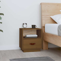 vidaXL Bedside Cabinet | Honey Brown 1