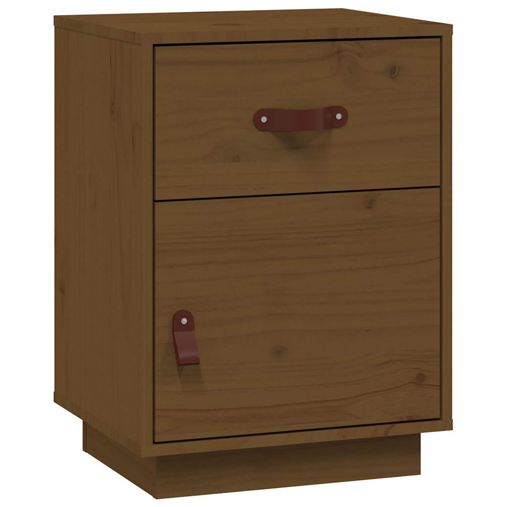vidaXL Bedside Cabinet | Honey brown 2