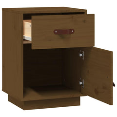 vidaXL Bedside Cabinet | Honey brown 6