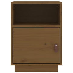 vidaXL Bedside Cabinet Honey Brown 40x34x55 cm Solid Wood Pine 6