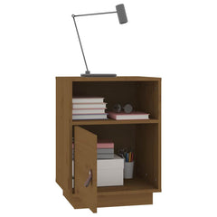 vidaXL Bedside Cabinets 2 pcs Honey Brown 40x34x55 cm Solid Wood Pine 5