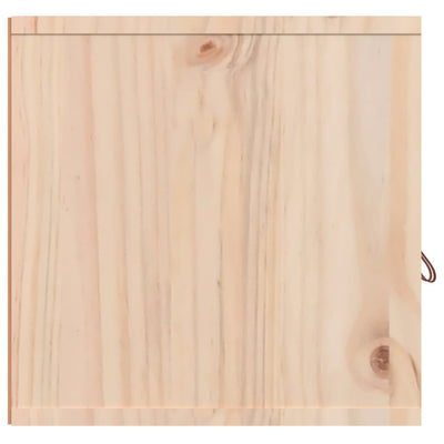 Wall Cabinets 2 pcs 60x30x30 cm Solid Wood Pine