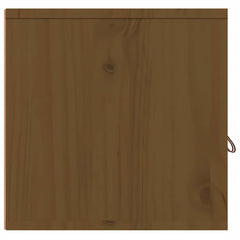vidaXL Wall Cabinet Honey Brown 60x30x30 cm Solid Wood Pine 6