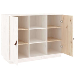 Sideboard 100x40x75 cm Solid Wood Pine White