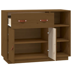 Sideboard 98,5x40x75 cm Solid Wood Pine Honey brown