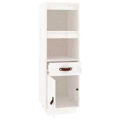 vidaXL Highboard White 34x40x108,5 cm Solid Wood Pine 6