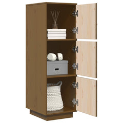 vidaXL Highboard Honey Brown 34x40x108.5 cm Solid Wood Pine 4