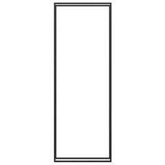 vidaXL Firewood Rack Matt Black 110x28x312 cm Steel 5