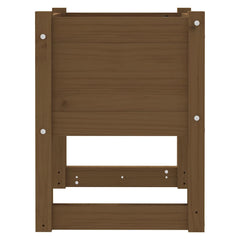 vidaXL Planters 2 pcs Honey Brown 40x40x52.5 cm Solid Wood Pine 6
