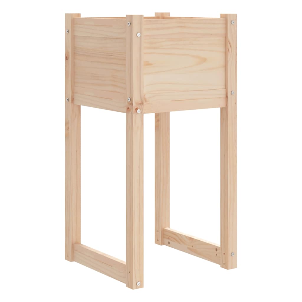 vidaXL Planters 2 pcs 40x40x81 cm Solid Wood Pine 4