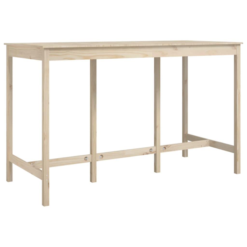 vidaXL Bar Table 180x80x110 cm Solid Wood Pine 2