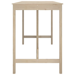 vidaXL Bar Table 180x80x110 cm Solid Wood Pine 4