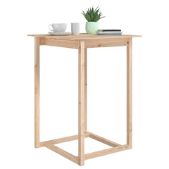 vidaXL Bar Table 80x80x110 cm Solid Wood Pine 5