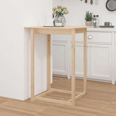vidaXL Bar Table 80x80x110 cm Solid Wood Pine 1