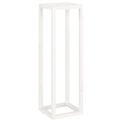 3 Piece Plant Stand Set Solid Wood Pine White