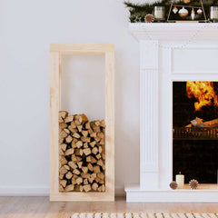 vidaXL Firewood Rack 41x25x100 cm Solid Wood Pine 1