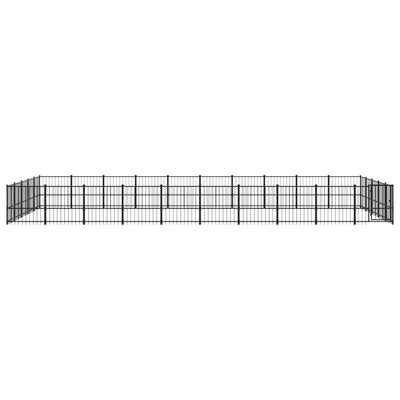 Outdoor Dog Kennel Steel 47.05 m²