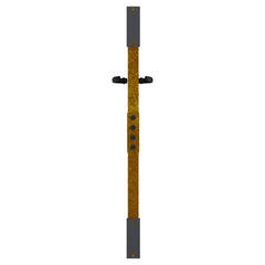 Garden Gate Corten Steel Bamboo Design Rusty 85 x 75 cm