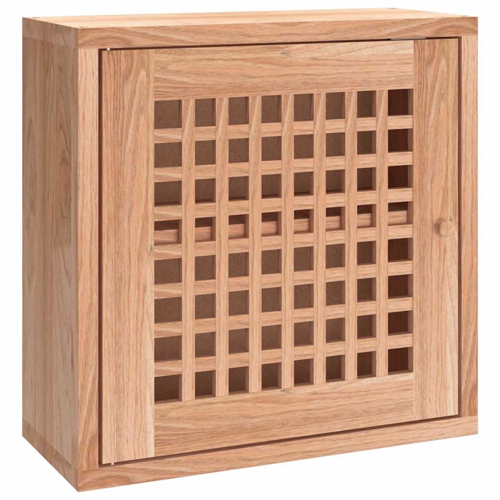 vidaXL Wall Cabinet 42x18x42 cm Solid Wood Walnut 2