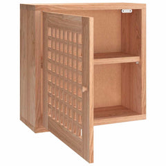 vidaXL Wall Cabinet 42x18x42 cm Solid Wood Walnut 4
