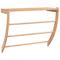 vidaXL Towel Rack 60x25.5x49 cm Solid Wood Walnut 2