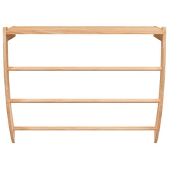 vidaXL Towel Rack 60x25.5x49 cm Solid Wood Walnut 3