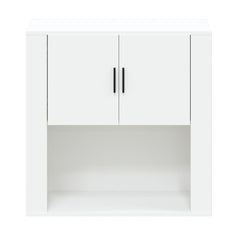 vidaXL Wall Cabinet White 80x33x80 cm Engineered Wood 3