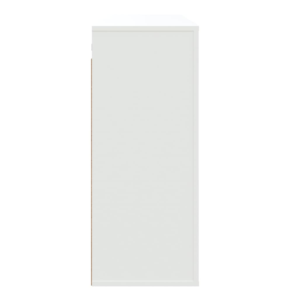 vidaXL Wall Cabinet White 80x33x80 cm Engineered Wood 5