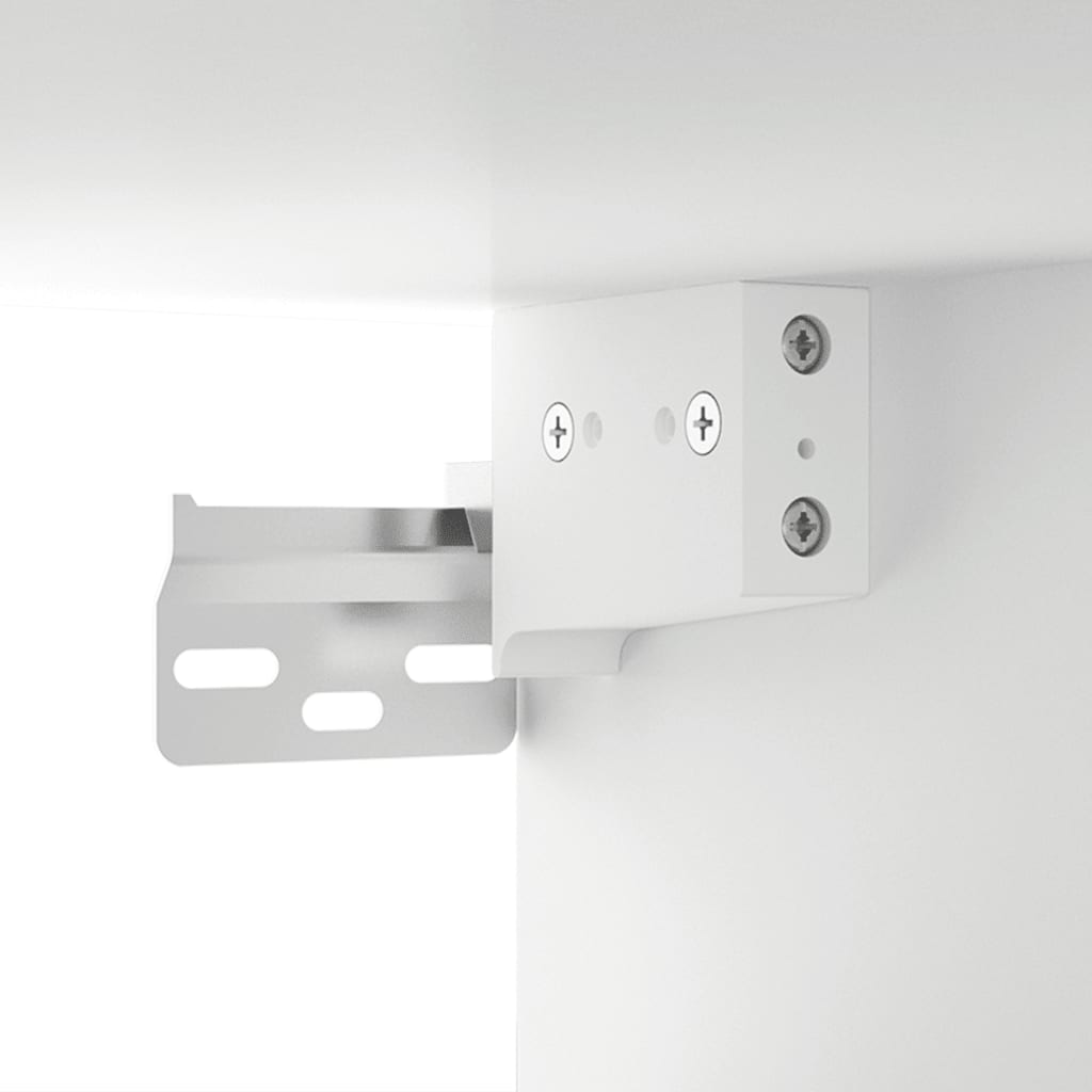 vidaXL Wall Cabinet White 80x33x80 cm Engineered Wood 6