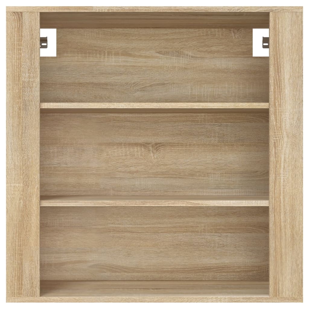 vidaXL Wall Cabinet Sonoma Oak 80x33x80 cm Engineered Wood 3