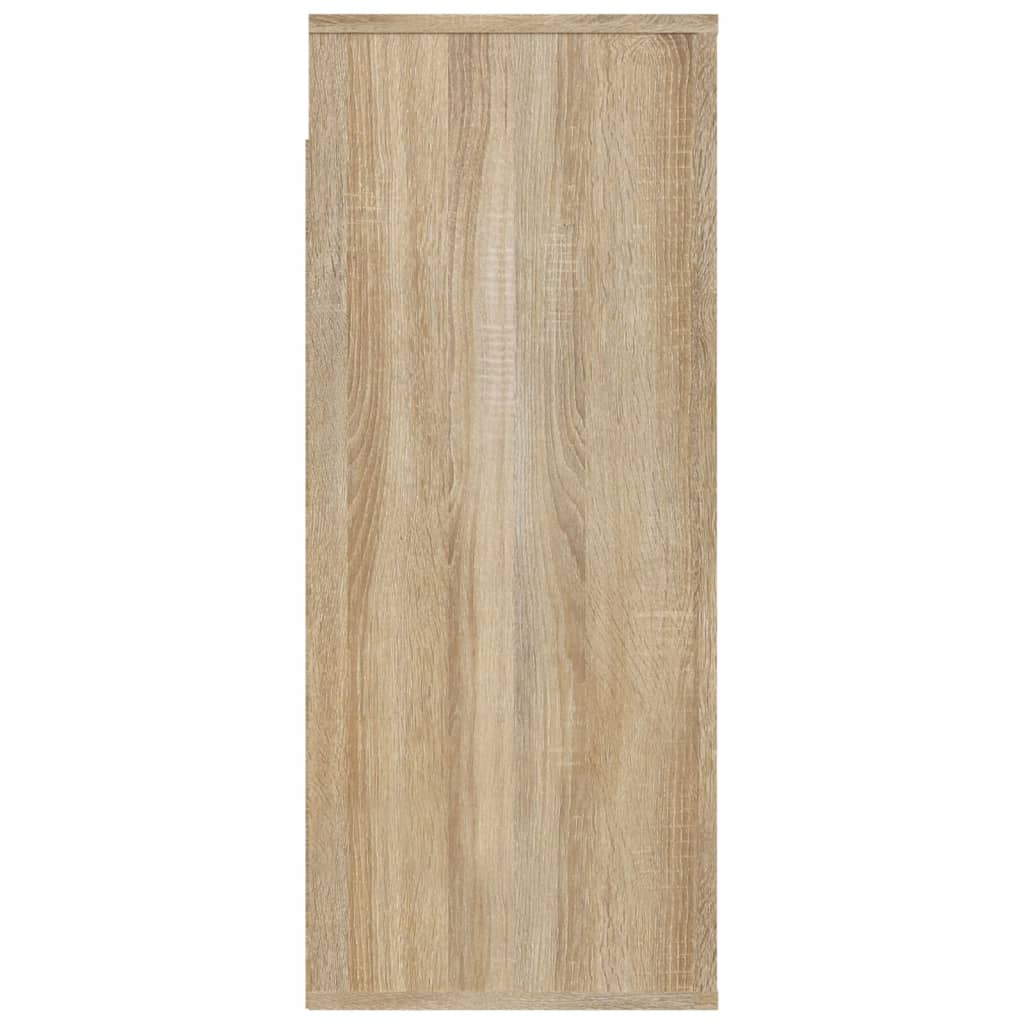 vidaXL Wall Cabinet Sonoma Oak 80x33x80 cm Engineered Wood 4