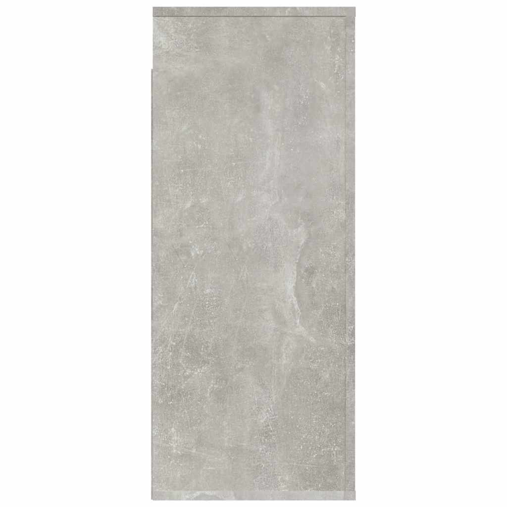 vidaXL Wall Cabinet Concrete Grey 80x33x80 cm Engineered Wood 4