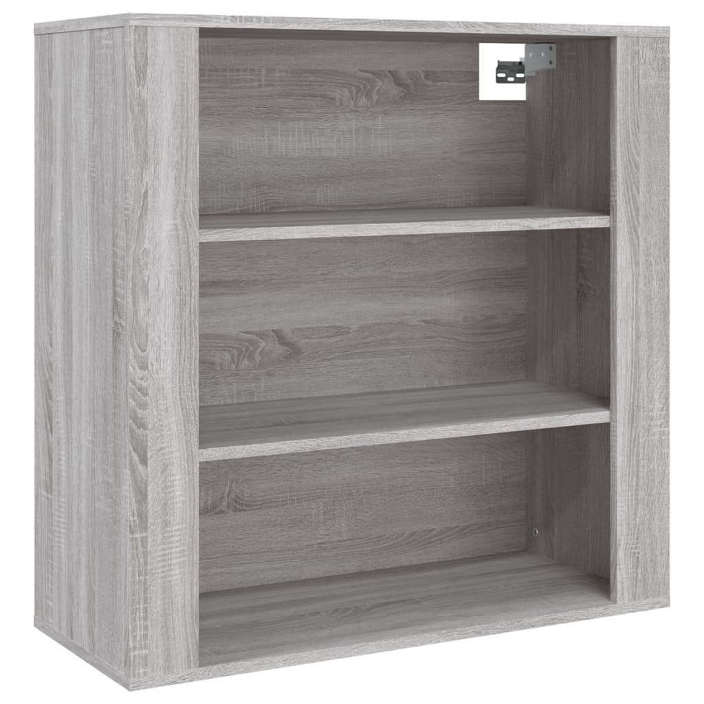 vidaXL Wall Cabinet Grey Sonoma 80x33x80 cm Engineered Wood 2