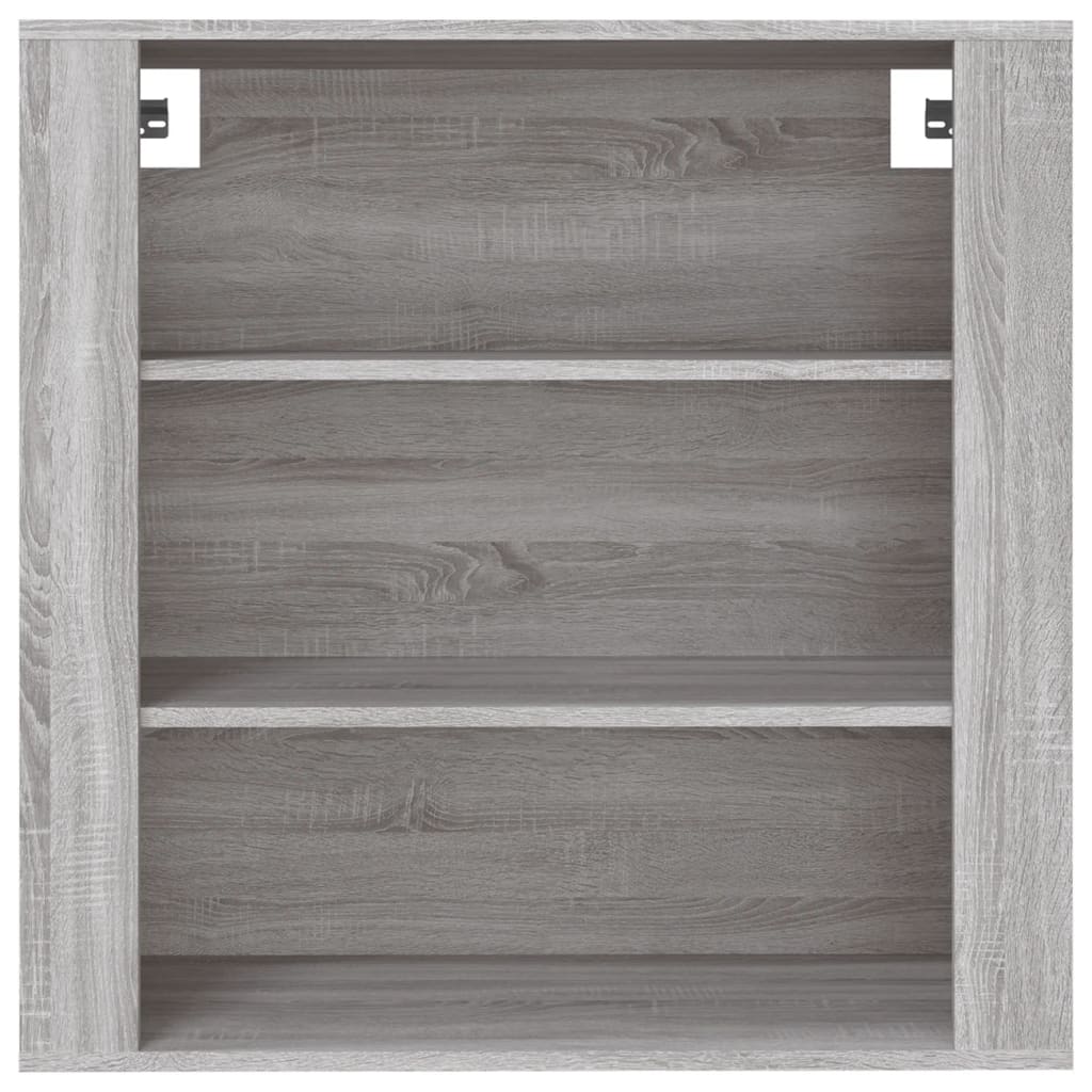 vidaXL Wall Cabinet Grey Sonoma 80x33x80 cm Engineered Wood 3