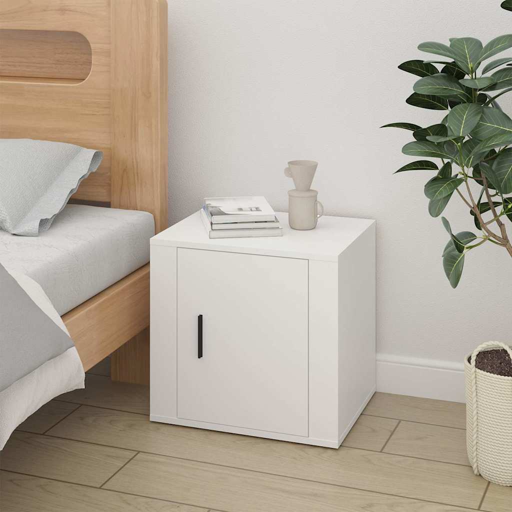 vidaXL Bedside Cabinet | Set of 2 | White | Engineered wood | Medium 3