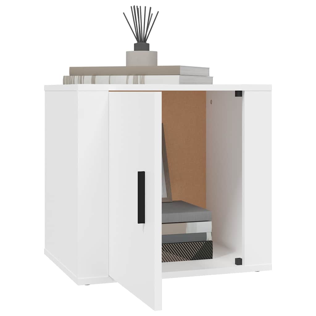 vidaXL Bedside Cabinet | Set of 2 | White | Engineered wood | Medium 4