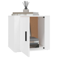 vidaXL Bedside Cabinet | Set of 2 | White | Engineered wood | Medium 4
