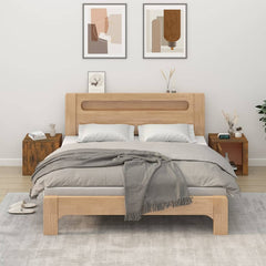 vidaXL Bedside Cabinet | Set of 2 | Smoked Oak | Engineered wood | Medium 1
