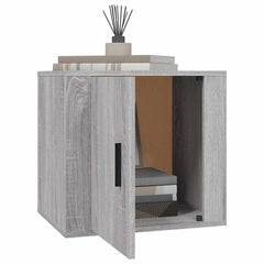 vidaXL Bedside Cabinet | Set of 2 | Grey Sonoma | Engineered wood | Standard 4