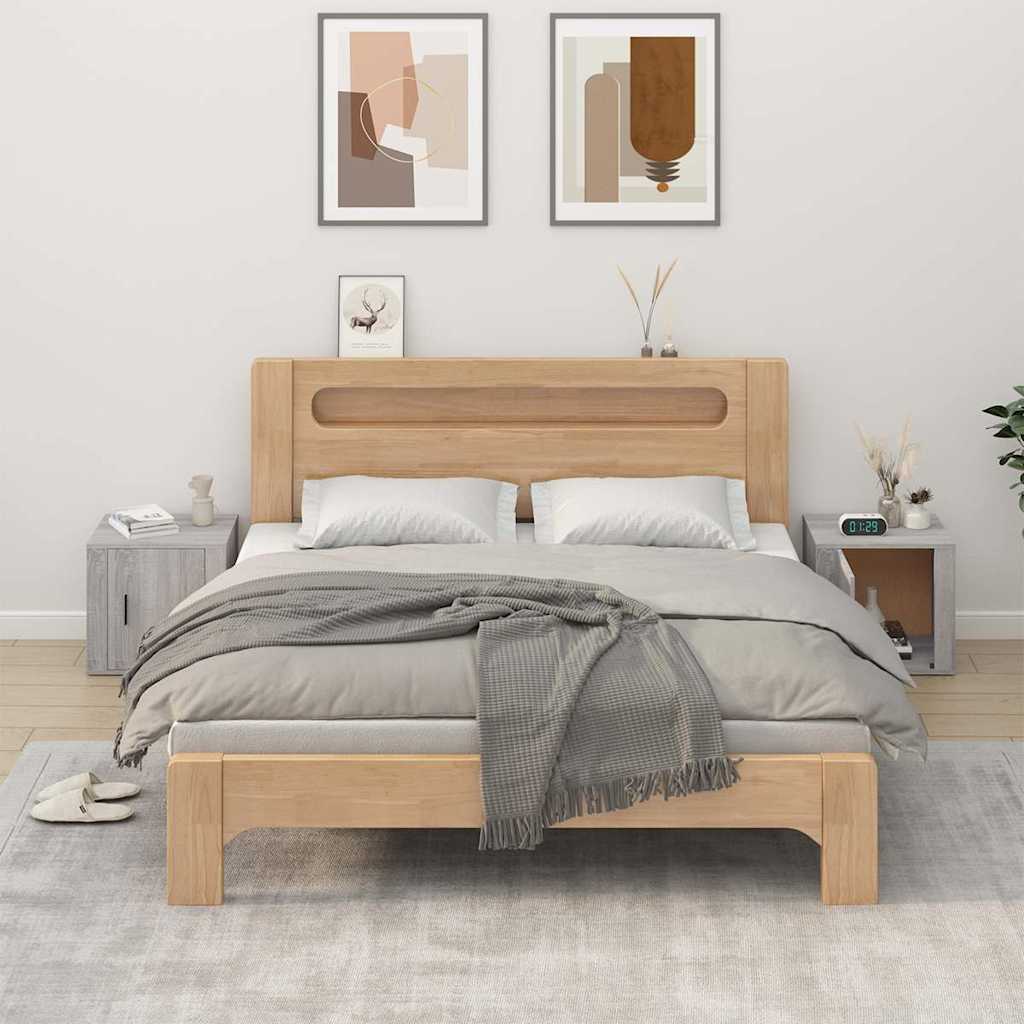 vidaXL Bedside Cabinet | Set of 2 | Grey Sonoma | Engineered wood | Standard 1