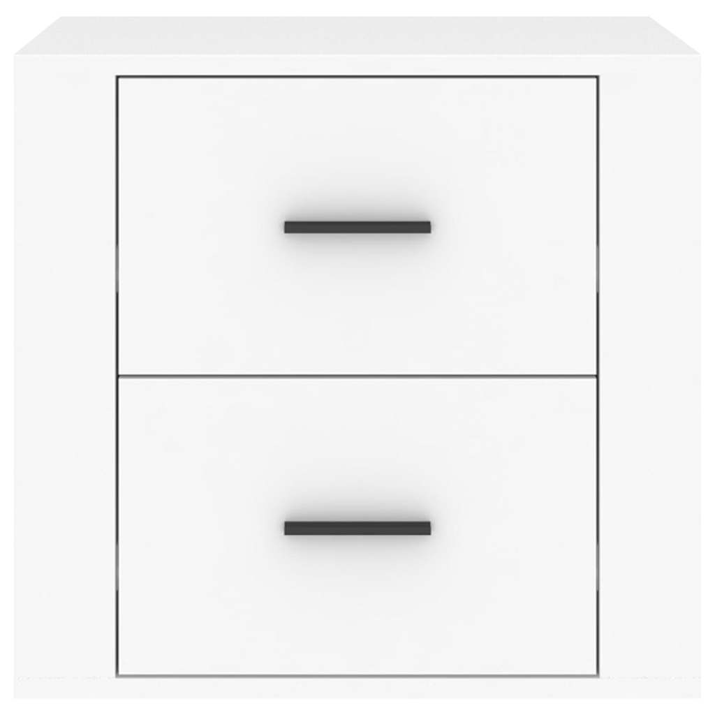 vidaXL Bedside Cabinet White 50x39x47 cm 6