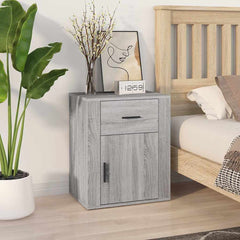 vidaXL Bedside Cabinet 50x36x60 cm Engineered Wood