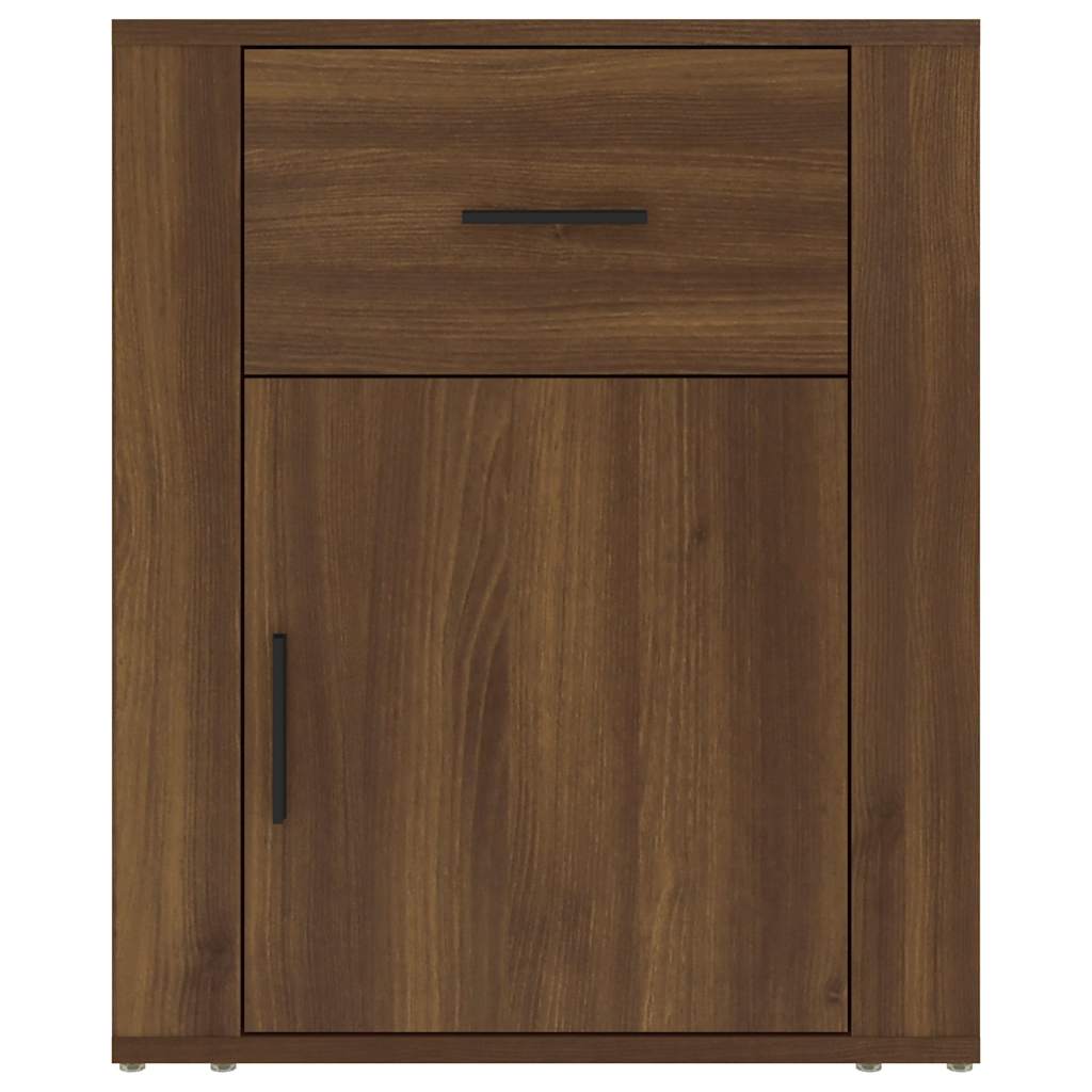 vidaXL Bedside Cabinet | Brown oak | Engineered wood | Medium | Bedside Cabinet 6