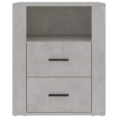 vidaXL Bedside Cabinet Concrete Grey 50x36x60 cm Engineered Wood 6