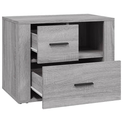 vidaXL Bedside Cabinet Grey Sonoma 60x36x45 cm Engineered Wood 6